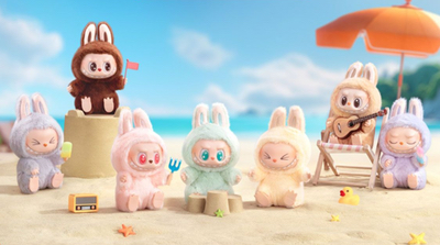 THE MONSTERS - Sitting Party Vinyl Figurines (LABUBU)[Lime Colleciton]