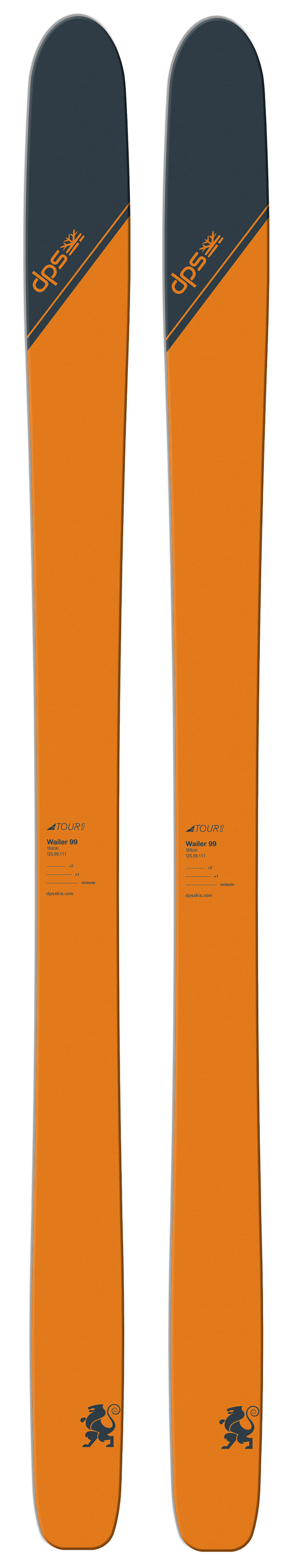 2020 DPS Wailer 99 Tour1 Blem 176cm Skis - Powder7