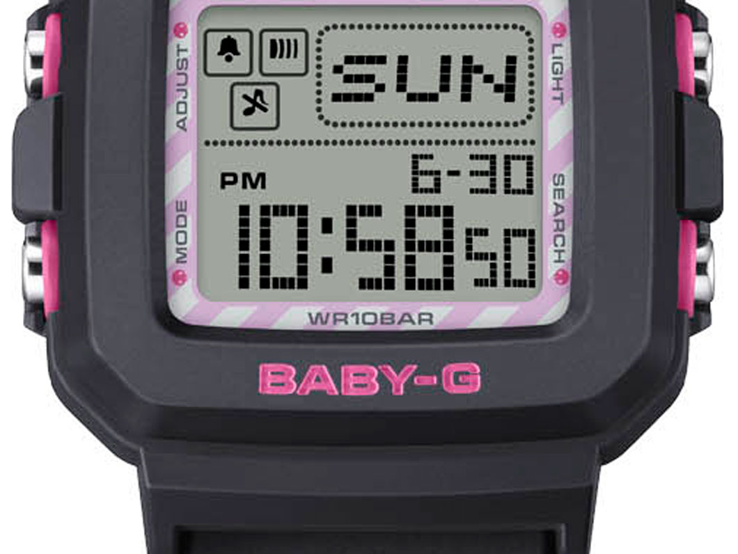 カシオ“BABY-G”30周年記念【サンリオ“クロミ”コラボウオッチ】ライト