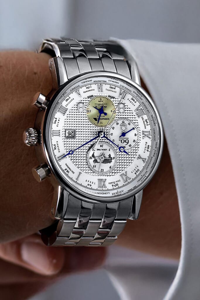 数量限定【東海道新幹線開業60周年記念 0系新幹線腕時計】文字盤に東京