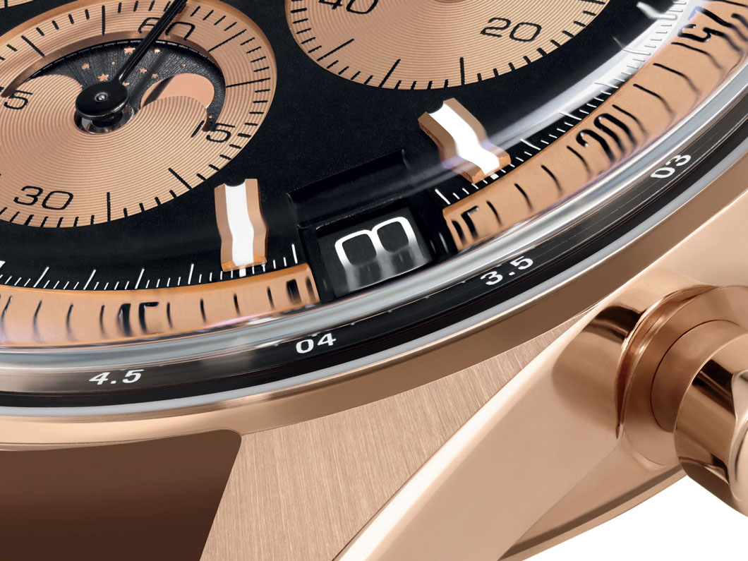 小ぶりな38mm【1969年発売モデルを継承した復刻クロノグラフ】ブラック