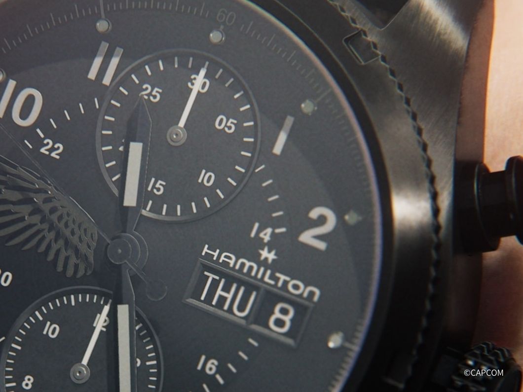 ゲーム内で着用、オールブラックの“カーキ フィールド”も【ハミルトン