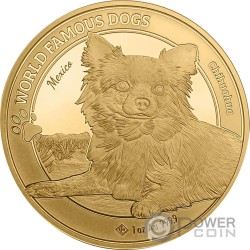 LABRADOR RETRIEVER World Famous Dogs 1 Oz Gold Coin 3000 Francs