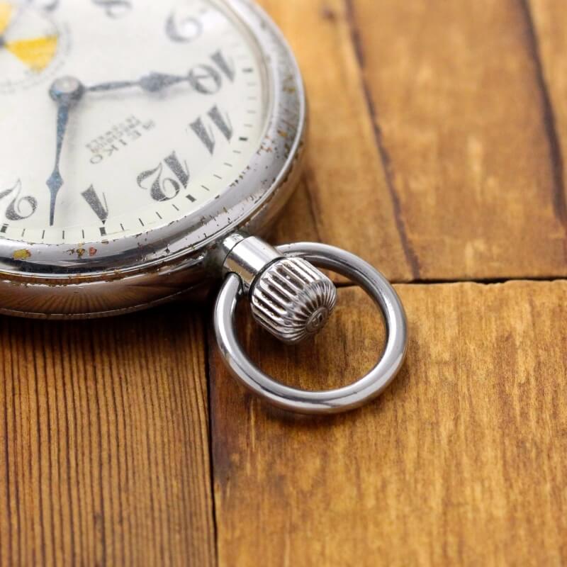 昭和35年の19セイコー鉄道時計/15石/秒針止め機能/絶版時計