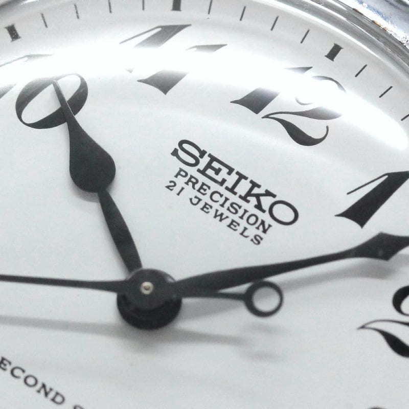 昭和47年の19セイコー鉄道時計21石/秒針止め機能/絶版時計/19seiko