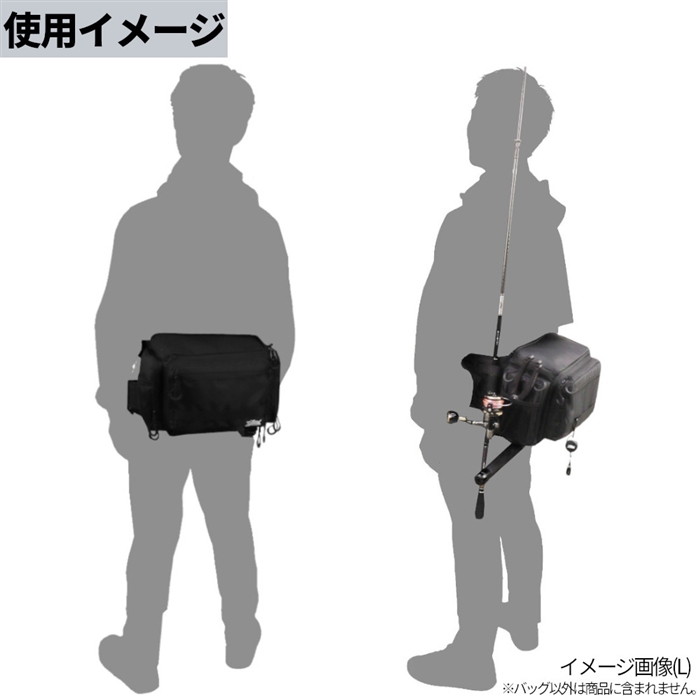 XOOX フィッシングヒップバッグ M - 釣具のポイント 【公式