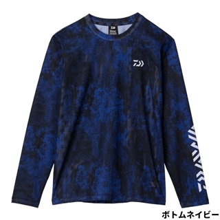 ダイワ DE-8624 ドライメッシュロングスリーブシャツ M ボトムネイビー