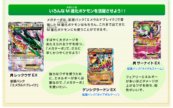 M進化（メガシンカ）ポケモンを加速（かそく） | ポケモンカードゲーム