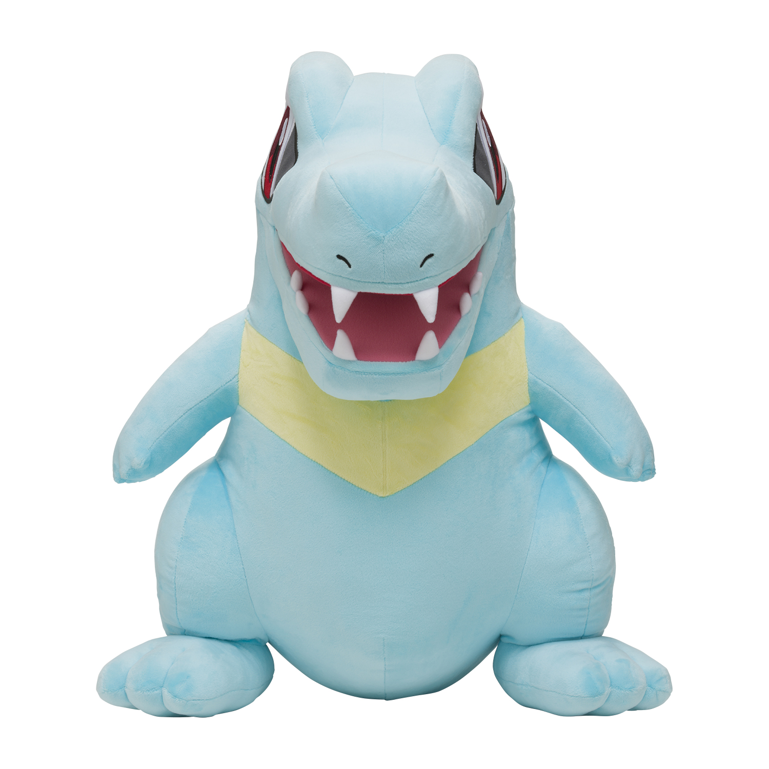 チコリータ・ポカブ・ワニノコの等身大サイズのぬいぐるみが、ポケモン