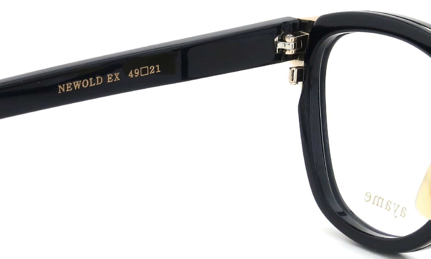 ayame アヤメ メガネ NEWOLD-EX ニューオールドEX通販 BK 49size 正規