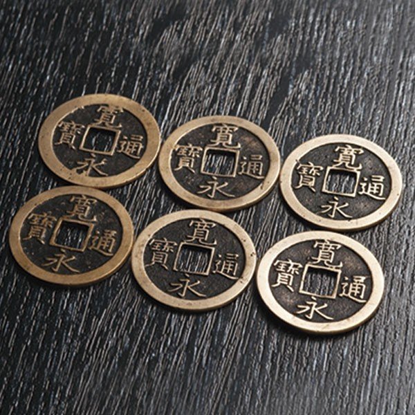 真田六文銭寛永通宝根付けHKS-32