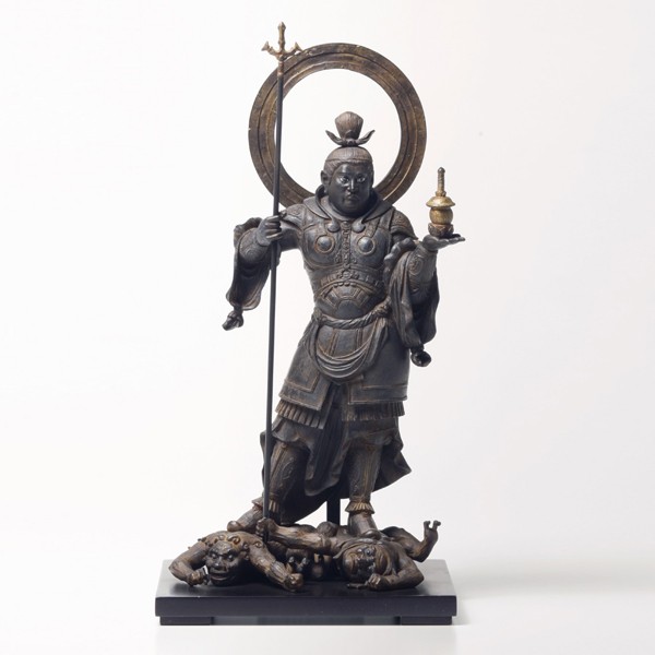 送料無料 仏像「毘沙門天」ISM-BMT