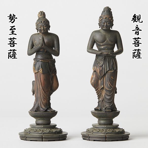 仏像「観音菩薩・勢至菩薩2体セット」ISM-KBSB