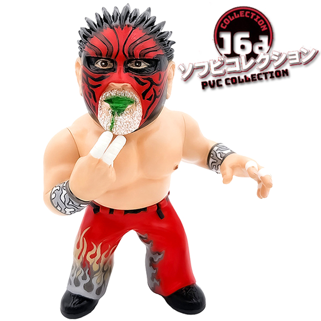 16dソフビコレクション グレート・ムタ[赤/ByeBye引退Ver.]