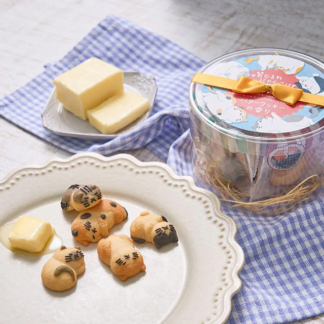 おひるねにゃんこはバタークッキーの香り 5個BOX