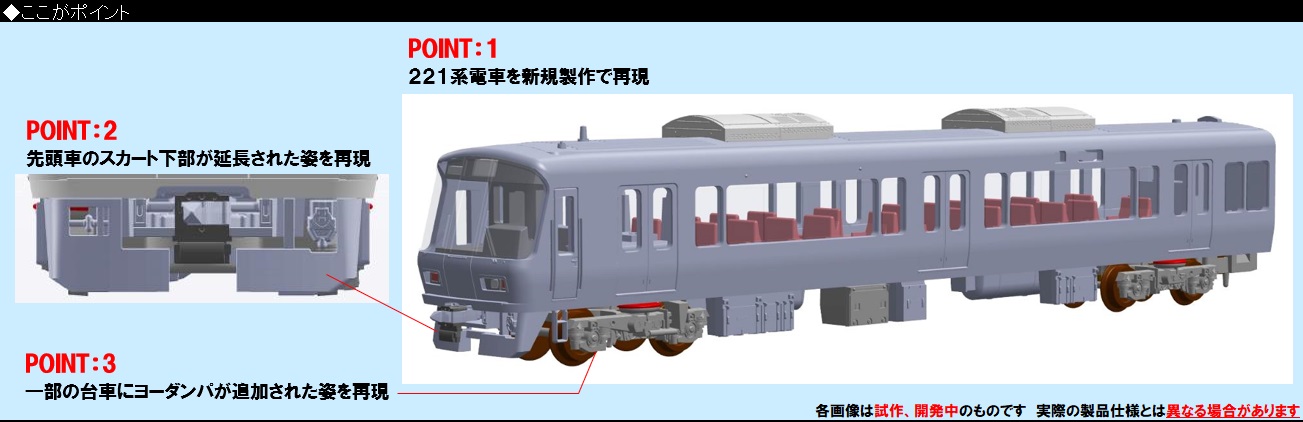 鉄道模型 :: TOMIX（トミックス）_98467_221系近郊電車基本セットB(6両)_N