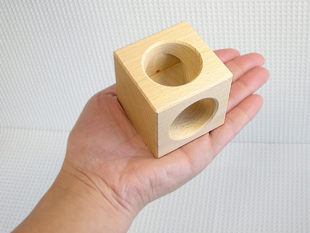 トンネルキューブ｜Mtoysアトリエ（松島洋一）｜木のおもちゃ ポプリの森