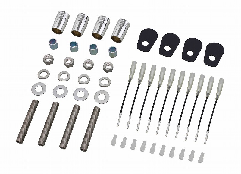 ZRX1200DAEG用ウインカーステーベース - （ウインカー周辺パーツ