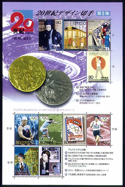 20世紀デザイン切手」シリーズ第5集及び第6集の発行