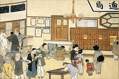 郵便取扱の図｜博物館ノート｜郵政博物館｜郵政博物館 Postal Museum Japan