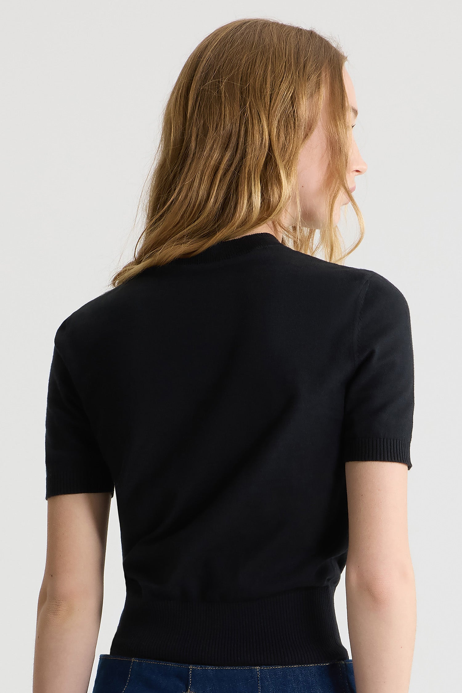 Patou | エコフレンドリーコットンブレンド パトゥ ジャカードニット