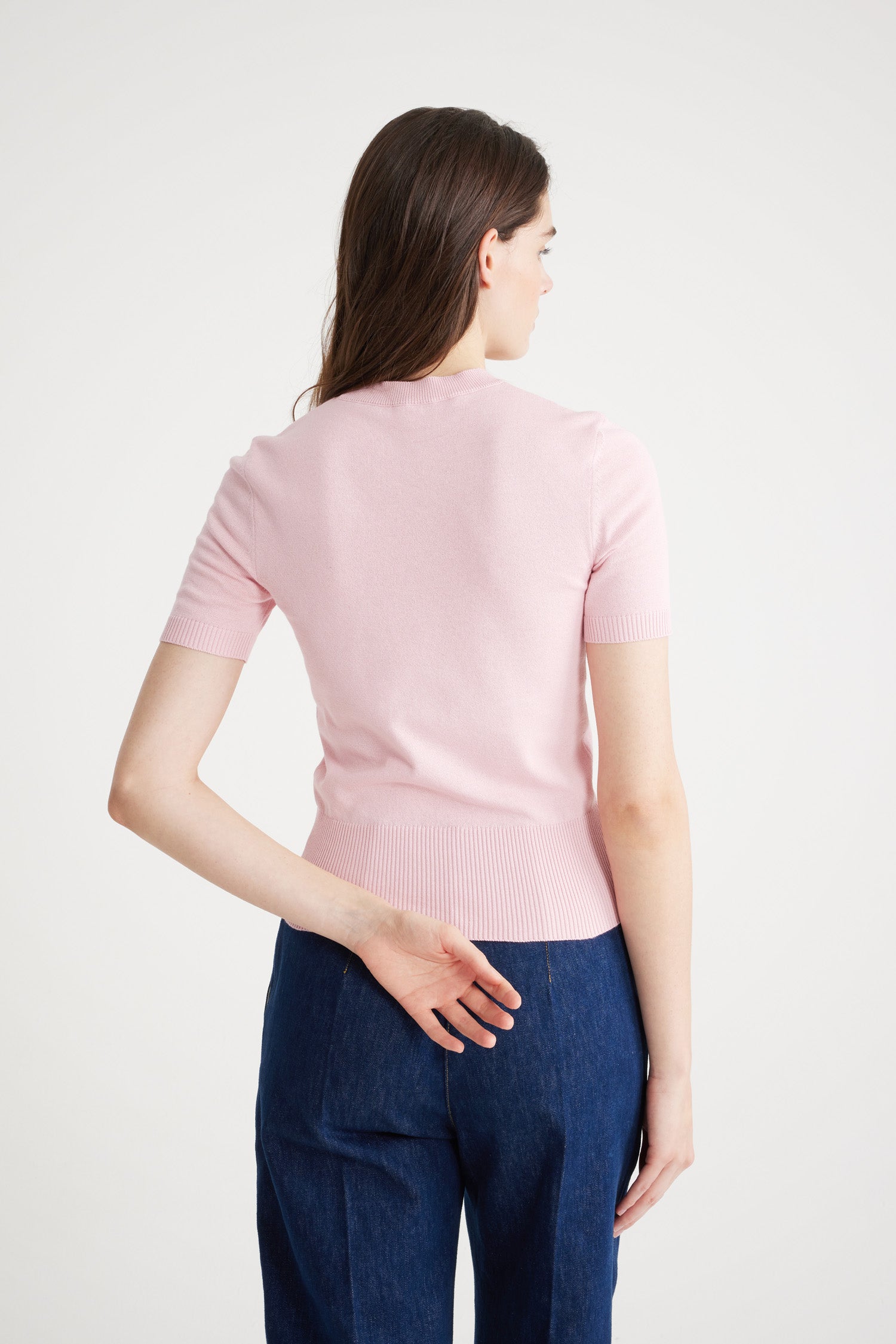 Patou | エコフレンドリーコットンブレンド パトゥ ジャカードニット