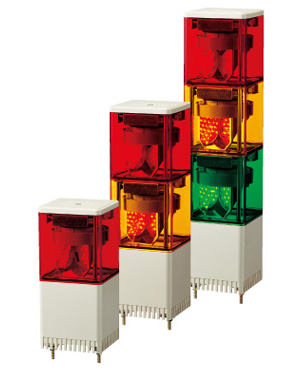 KES LED小型積層回転灯｜パトライト