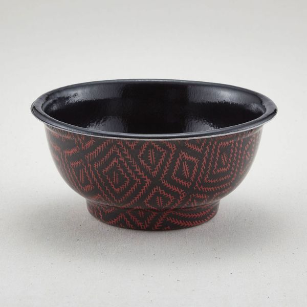 どんぶり容器 D-2(本体)耐熱もみじ内赤 青葉紙業 | テイクアウト容器の