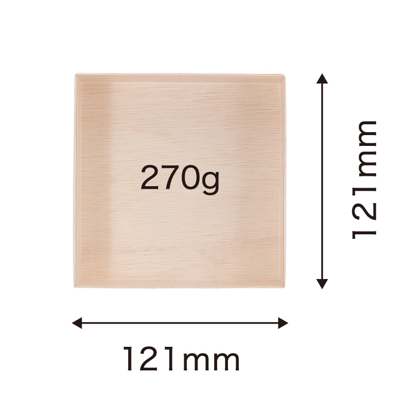ファルカタ容器 ファルカタ121-121 本体 パックスタイル