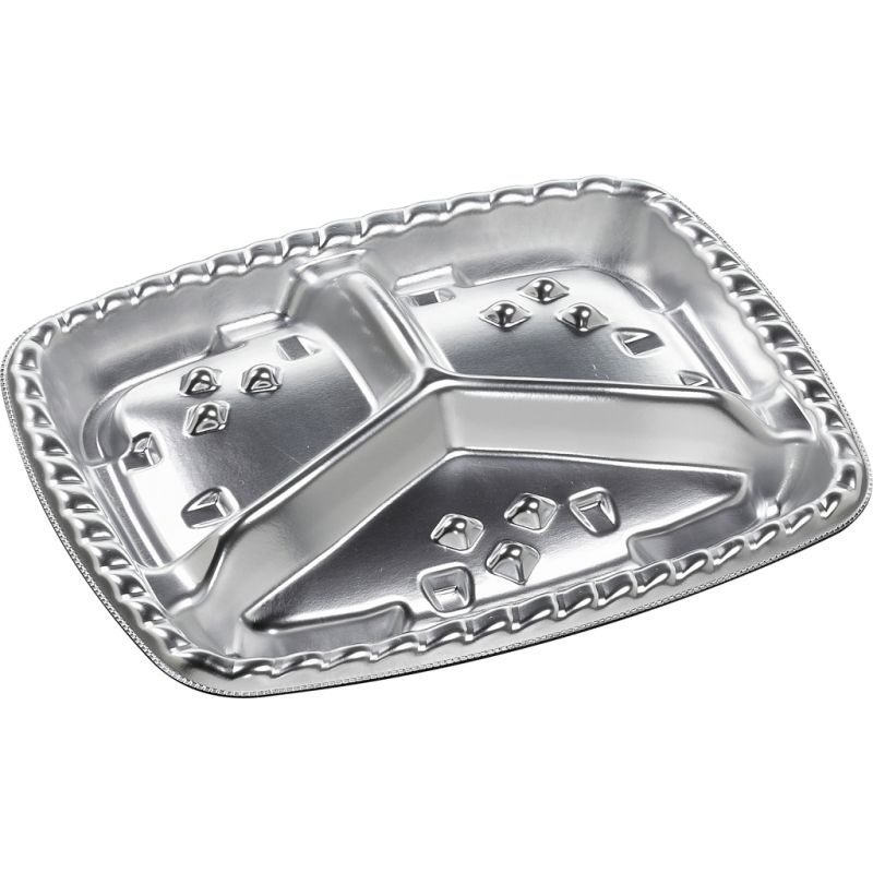 オードブル容器 シェルト角24-19 本体 銀 エフピコ | テイクアウト容器