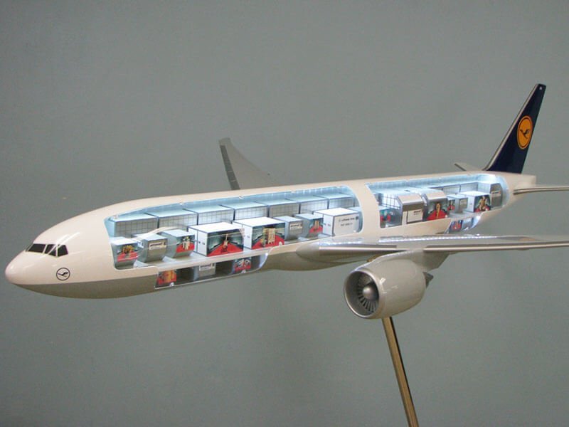 777-200F Lufthansa Cargo Cutaway | PacMin & PacMin Studio