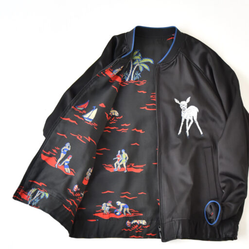 与*郎様 ブルーナボイン OWL ジャンパー スカジャン 新宿限定 OWL