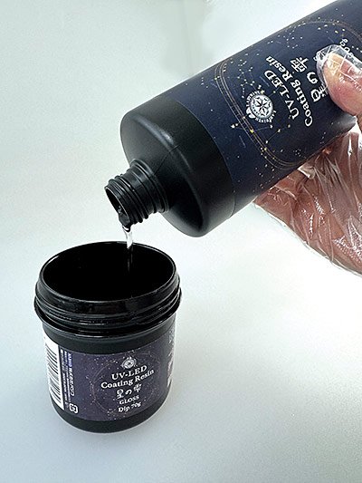 UV-LEDコーティングレジン 星の雫［グロス］500g - Products | 製品