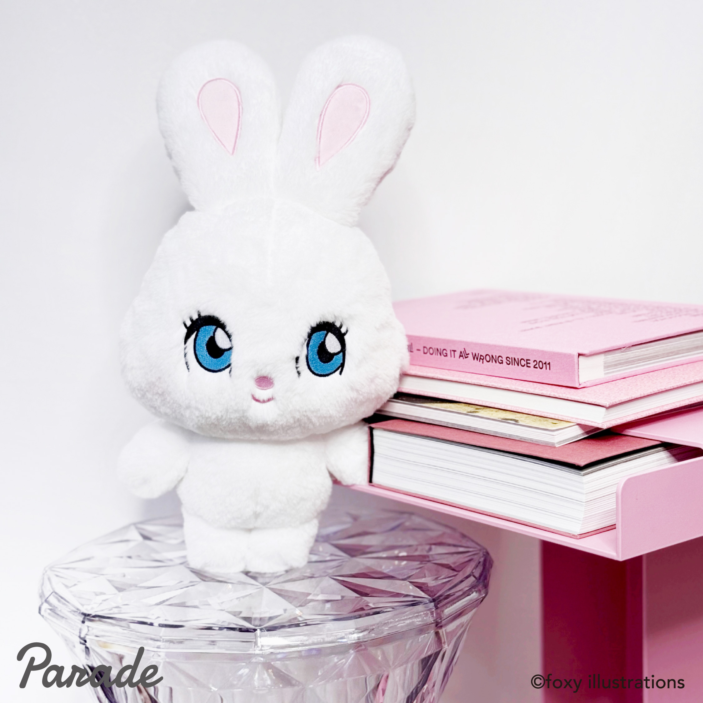 foxy illustrations BUNNY BIGぬいぐるみ | 商品紹介 | 株式会社