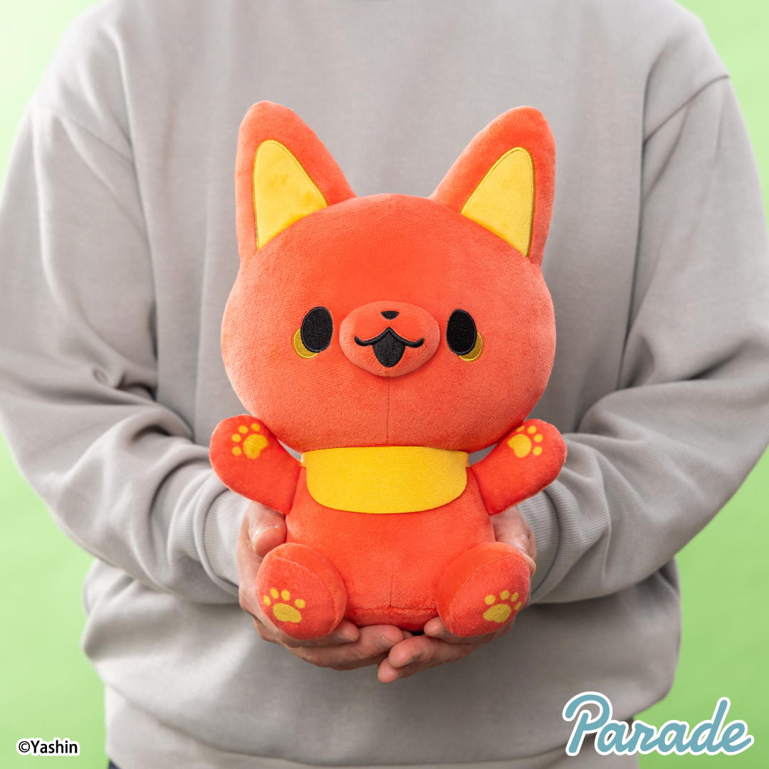 かみさまキツネとサラリーマン BIGぬいぐるみ | 商品紹介 | 株式会社