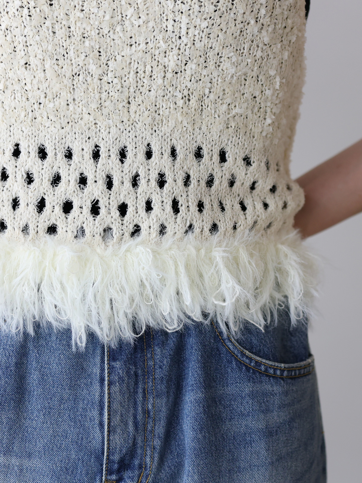 スタッフの購入品紹介！】LEINWANDE(ラインヴァンド) / Fringe Knit