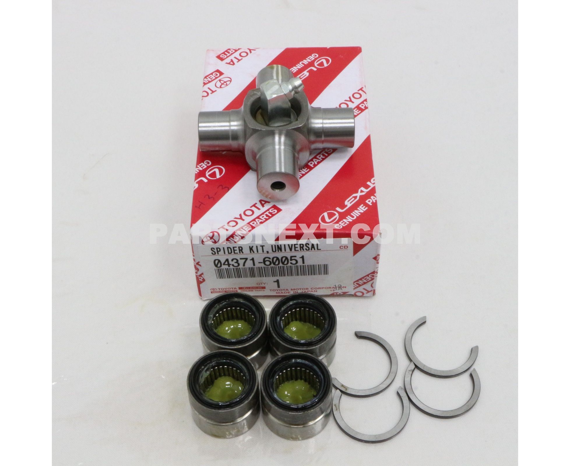 Toyota :: 04371-60051 SPIDER KIT, FRONT PROPELLER SHAFT UNIVERSAL