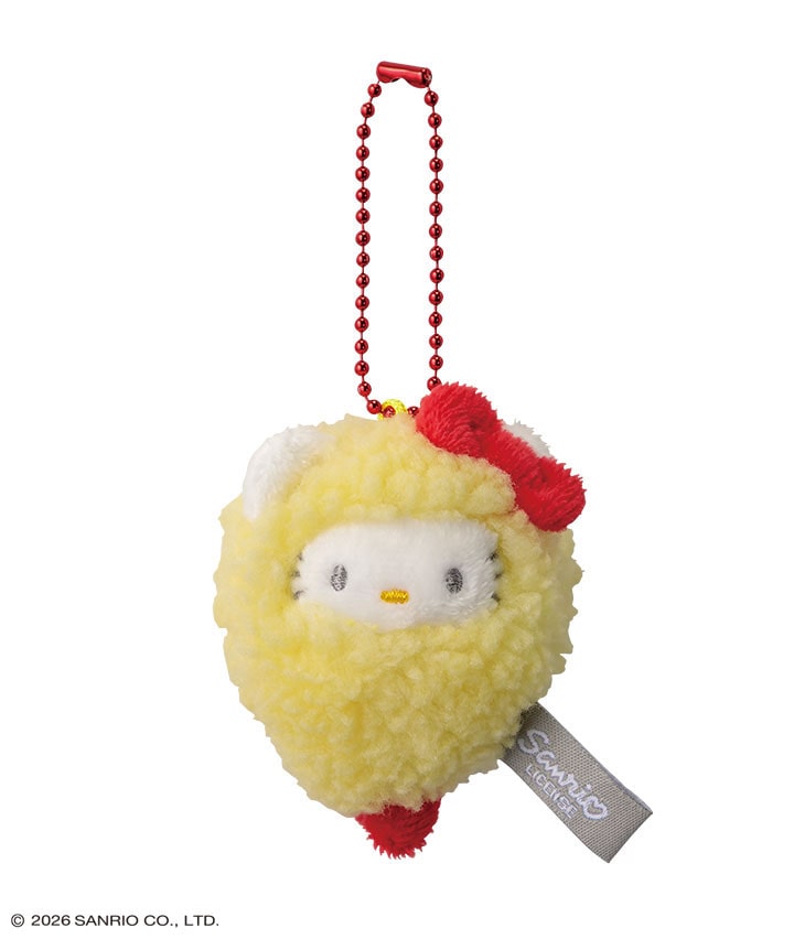 サンリオキャラクターズ】（ハローキティ）ぬいぐるみボールチェーン