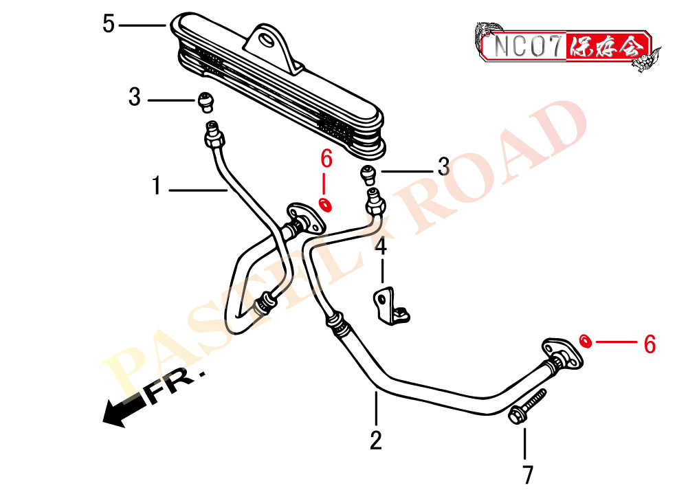 オイルクーラーOリング 11x2.4 / パステルロードオフィシャルサイト