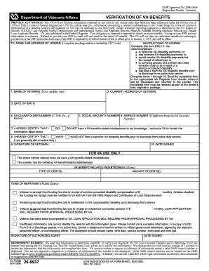 Va Form 26 8937 - Fill Online, Printable, Fillable, Blank | pdfFiller