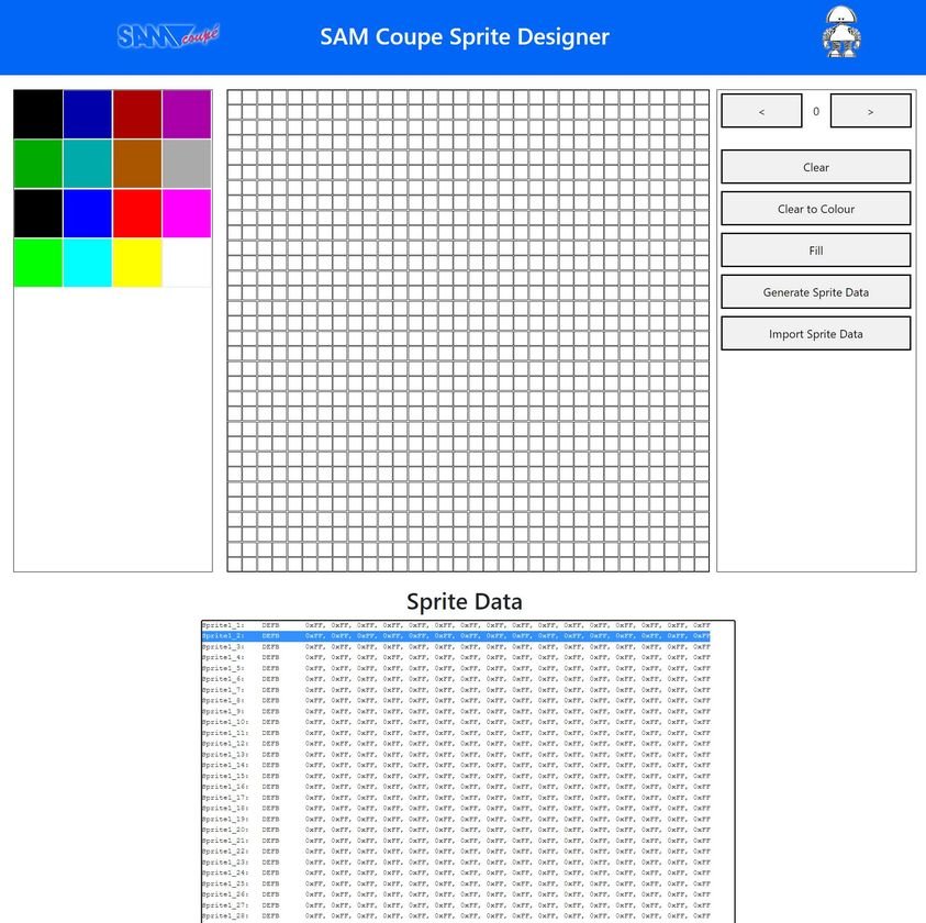 Graphics in Assembler for the SAM Coupè - Pete Codes