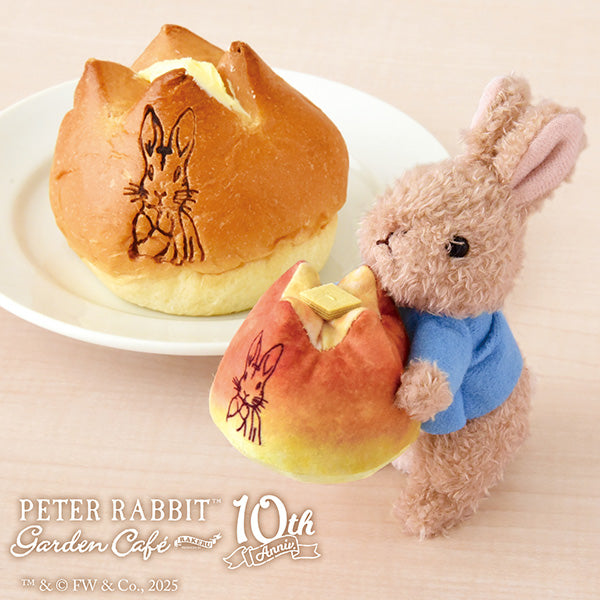 タオルハンカチ （ハート/ブルー)