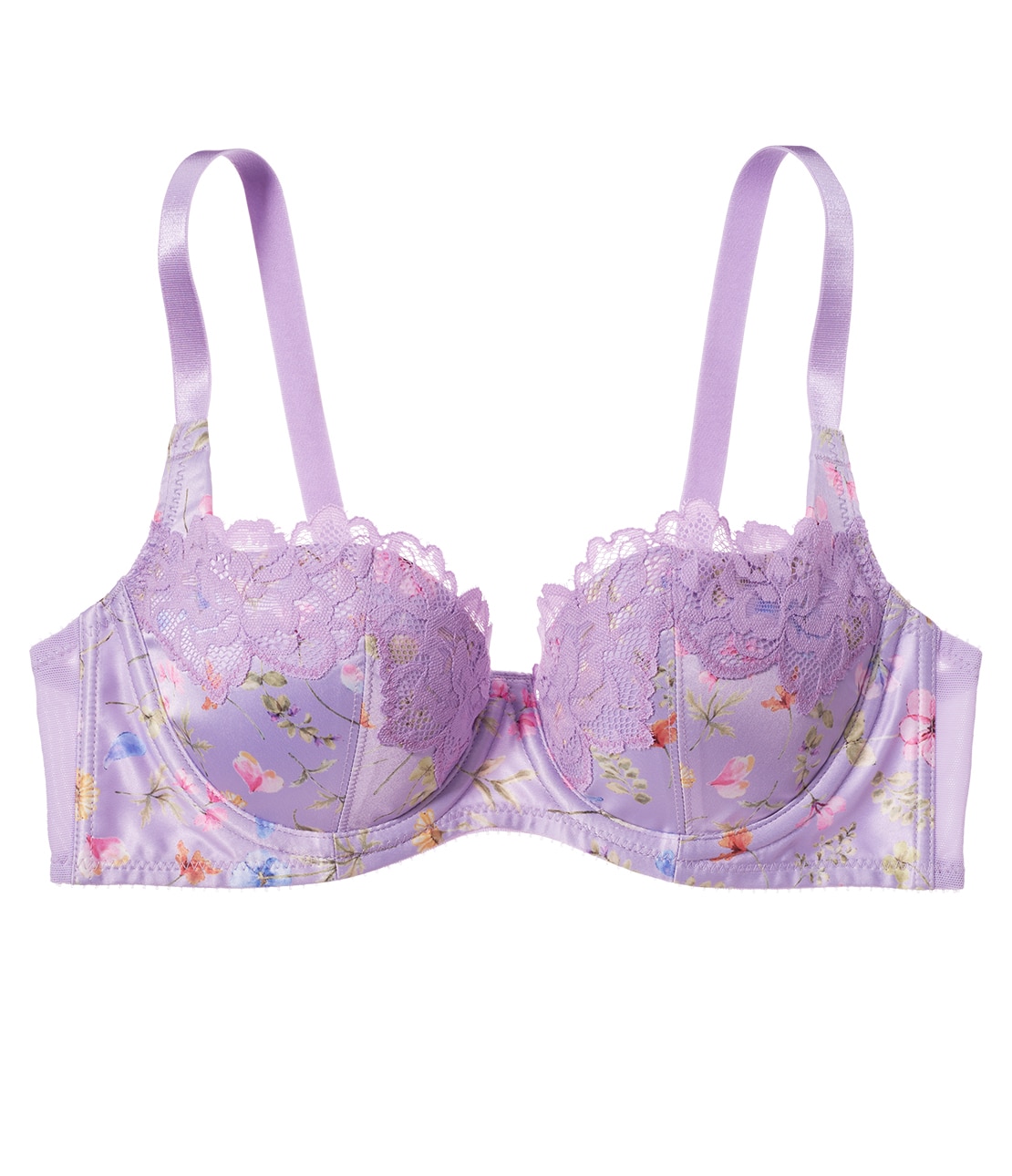 デコルタンブラサテンプリントB(C70 ラベンダー): PEACH JOHN