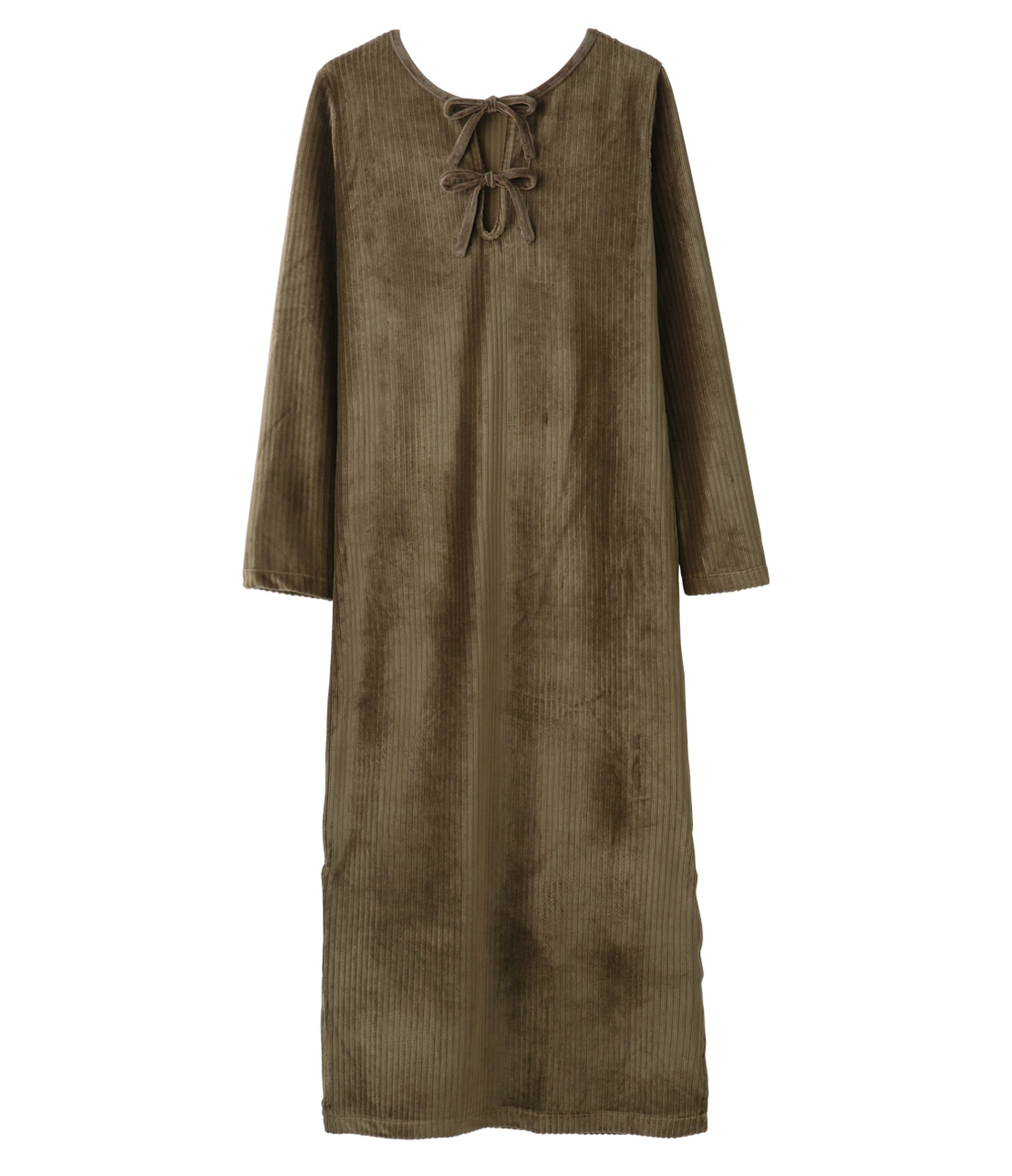 2WAYベロアワンピ(S/M カーキ): PEACH JOHN | ピーチ・ジョン公式