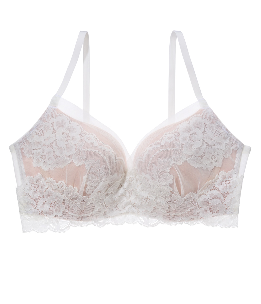 スマートブラシアーレースF(B70 ホワイト): PEACH JOHN | ピーチ