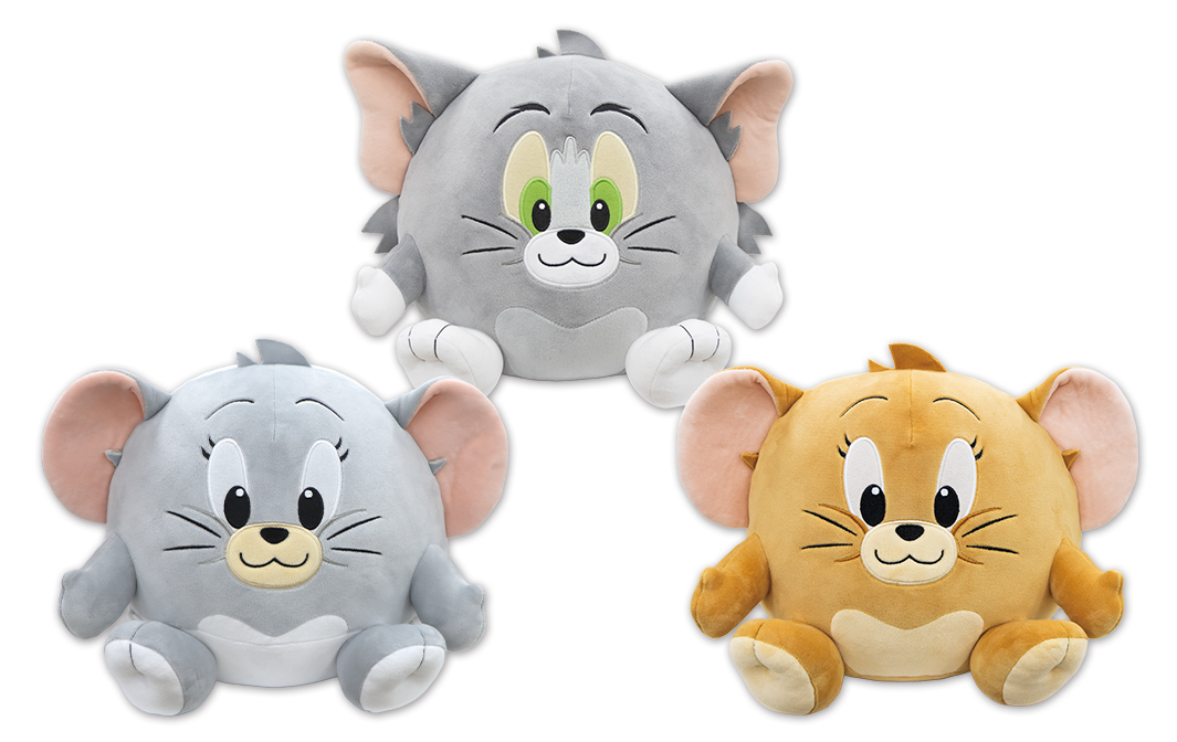 トムとジェリー マシュマロ 寝そべり BIGぬいぐるみ トムとジェリー