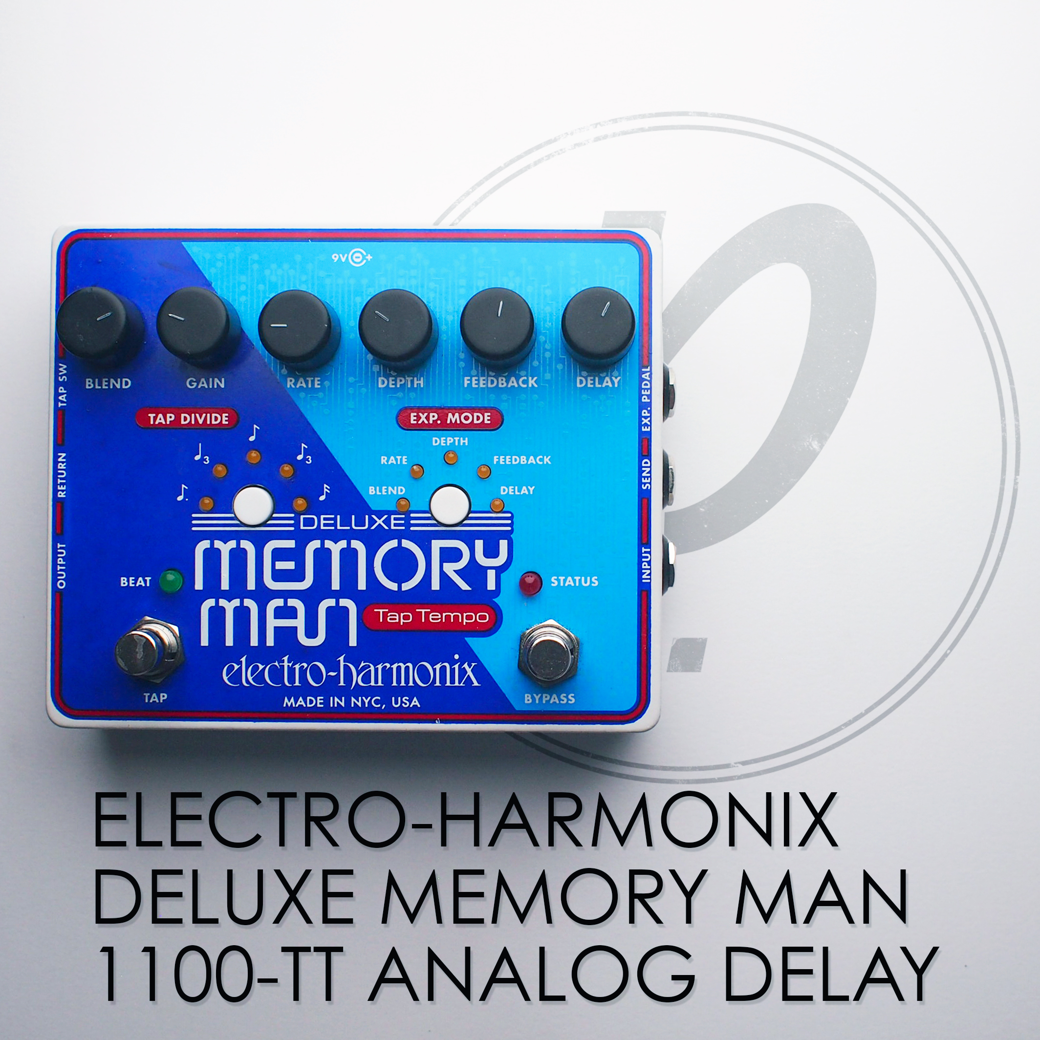 Electro-Harmonix Deluxe Memory Man TT-1100 Analog Delay - Pedal of