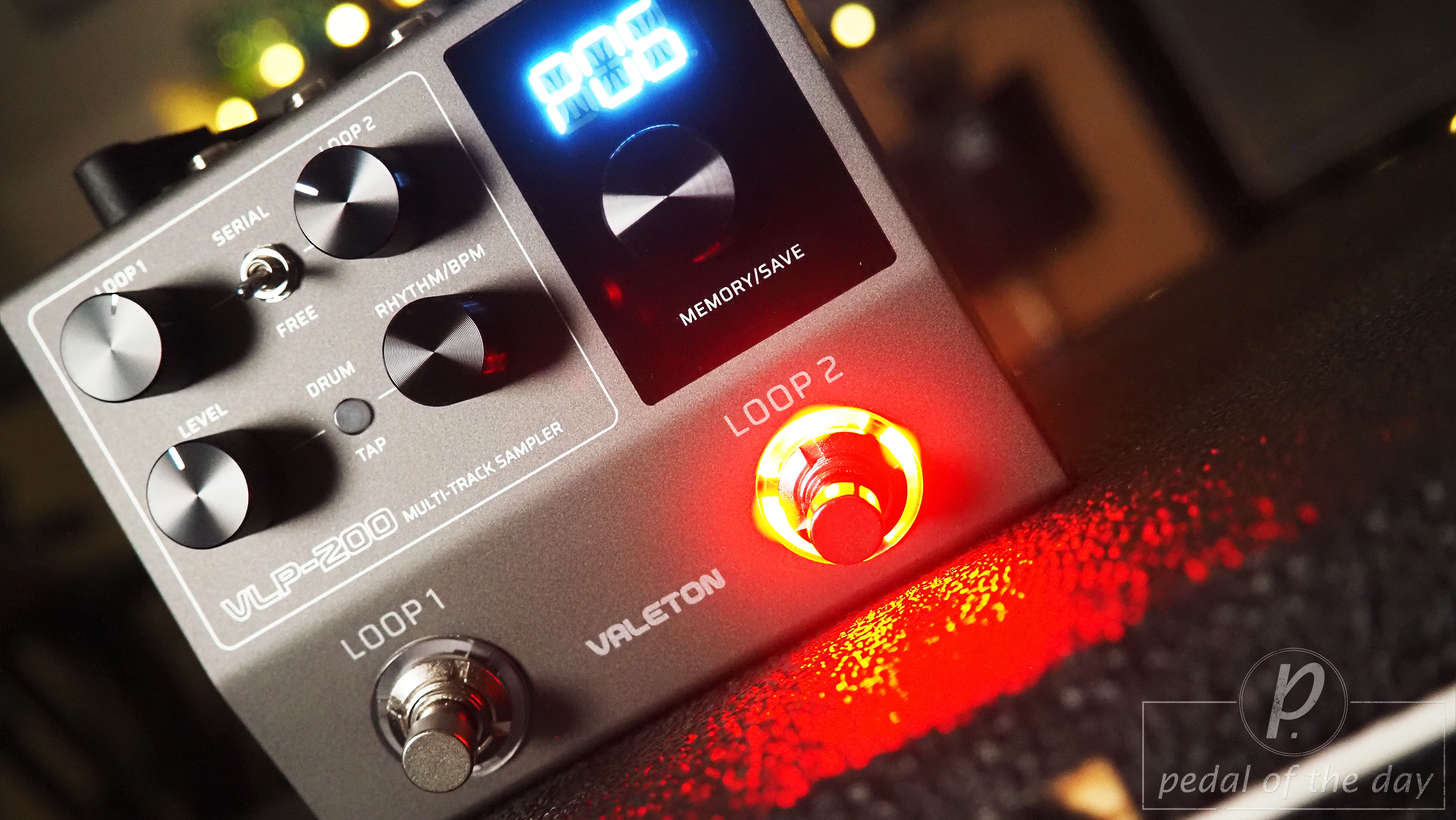 Valeton VLP-200 Multi-Track Sampler Looper Drum Machine - Pedal of