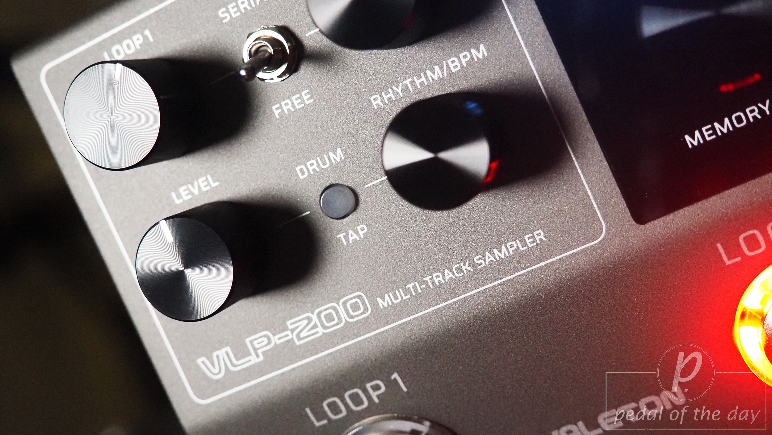 Valeton VLP-200 Multi-Track Sampler Looper Drum Machine - Pedal of