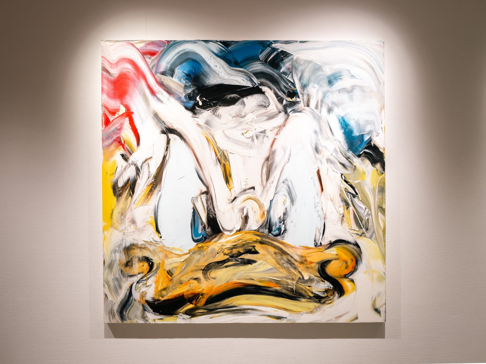 アーティスト・井田幸昌が描くディズニーキャラクターの作品を展示した